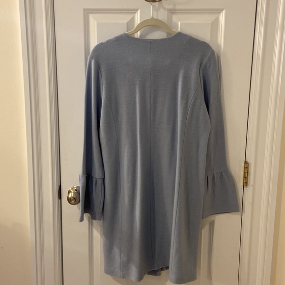 Nanette Lepore Blue Wool Coat M - Picture 7 of 7